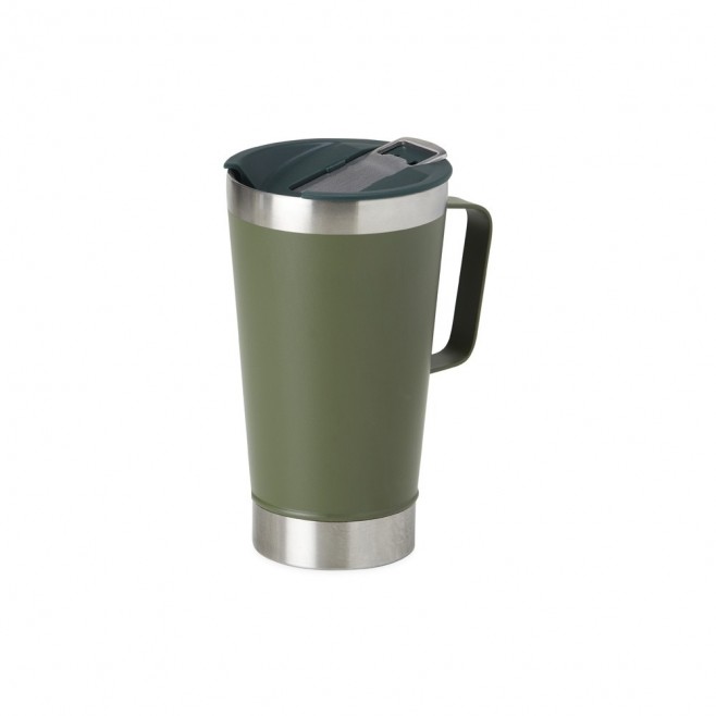 Caneca Térmica Inox com Abridor 500ml Personalizada