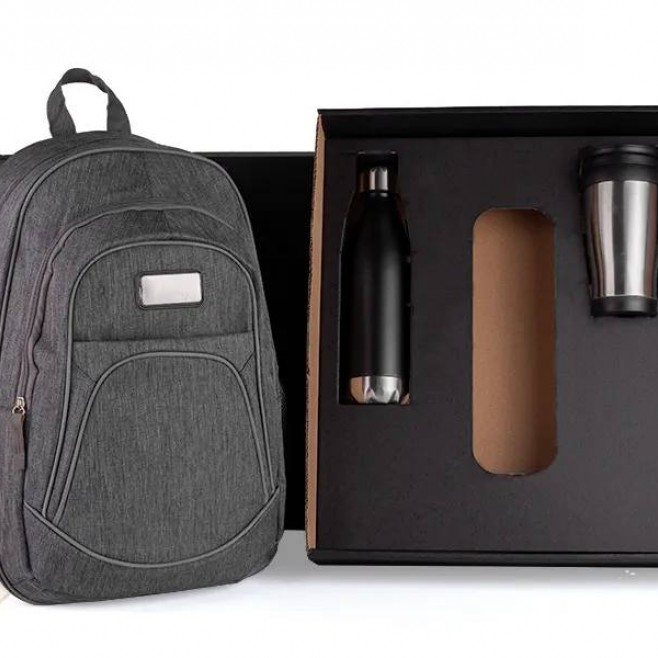 Kit Mochila, Garrafa E Caneca Personalizado