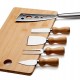 Kit para Queijo Em Bambu / Inox Oregon Personalizado